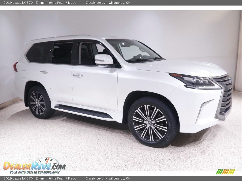 2019 Lexus LX 570 Eminent White Pearl / Black Photo #1