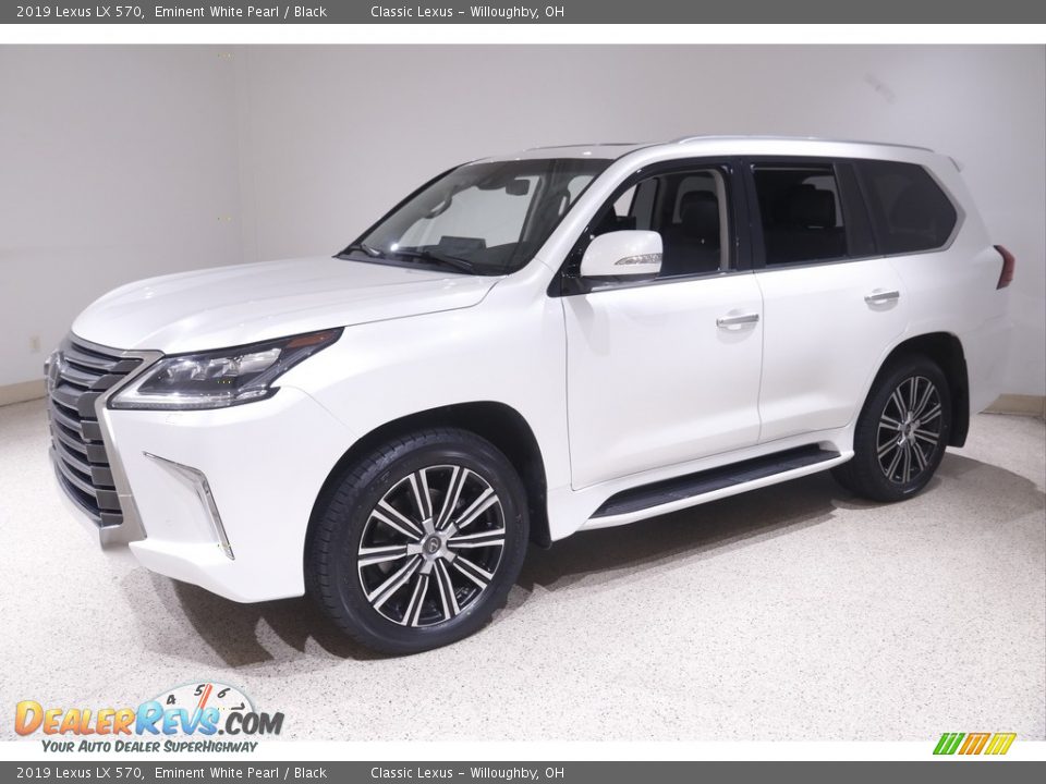 2019 Lexus LX 570 Eminent White Pearl / Black Photo #3