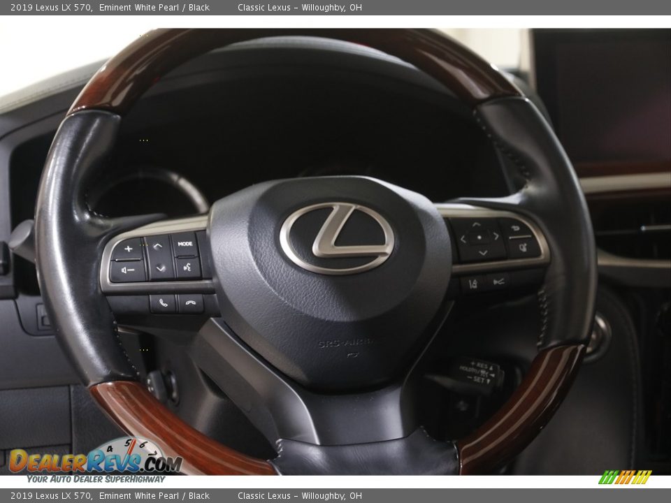 2019 Lexus LX 570 Eminent White Pearl / Black Photo #7
