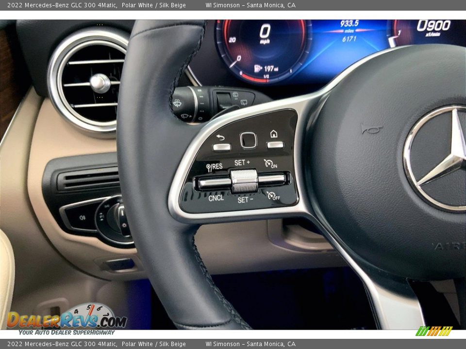 2022 Mercedes-Benz GLC 300 4Matic Polar White / Silk Beige Photo #21