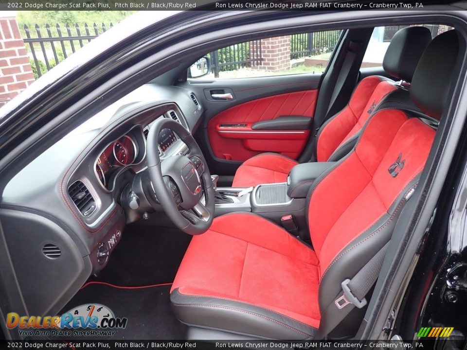 Black/Ruby Red Interior - 2022 Dodge Charger Scat Pack Plus Photo #14