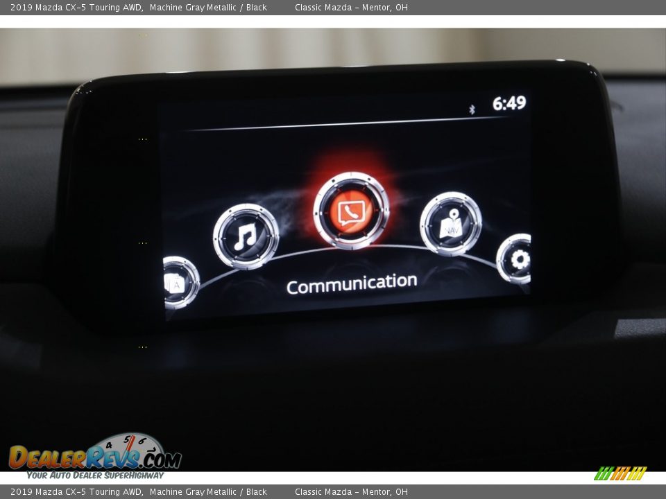 2019 Mazda CX-5 Touring AWD Machine Gray Metallic / Black Photo #9