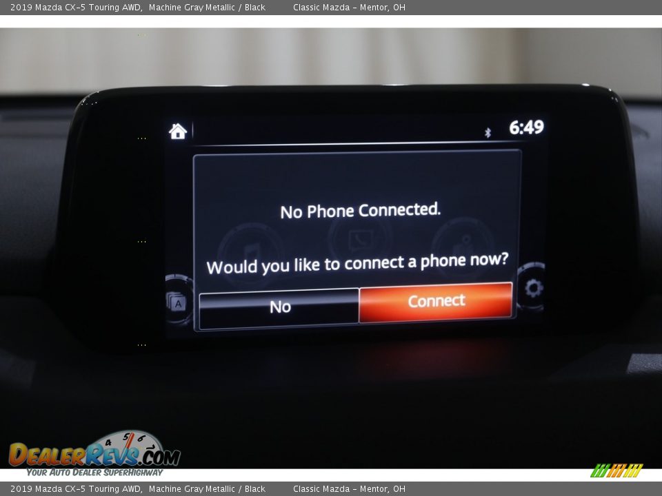 2019 Mazda CX-5 Touring AWD Machine Gray Metallic / Black Photo #10