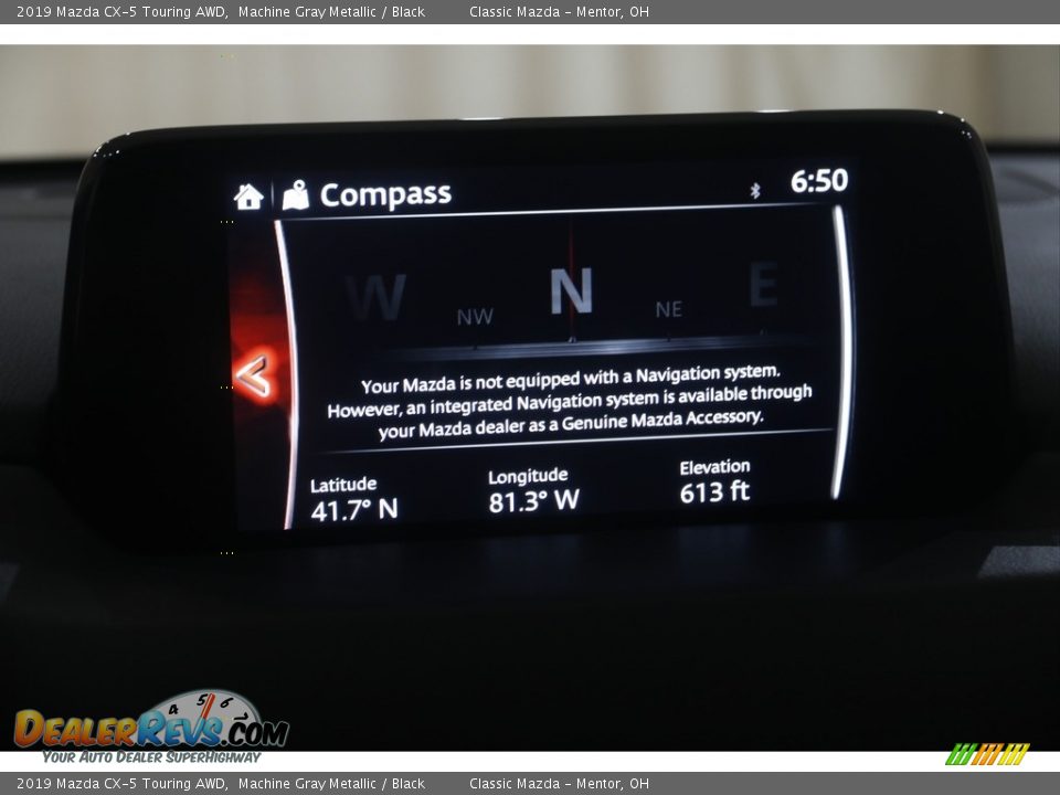 2019 Mazda CX-5 Touring AWD Machine Gray Metallic / Black Photo #12