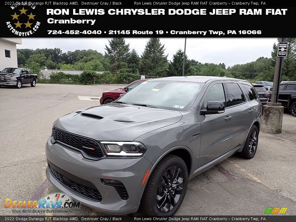 2022 Dodge Durango R/T Blacktop AWD Destroyer Gray / Black Photo #1