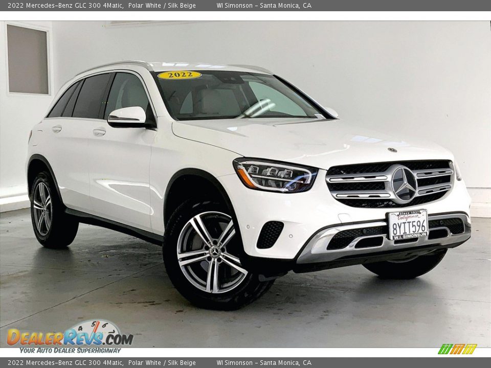 2022 Mercedes-Benz GLC 300 4Matic Polar White / Silk Beige Photo #34