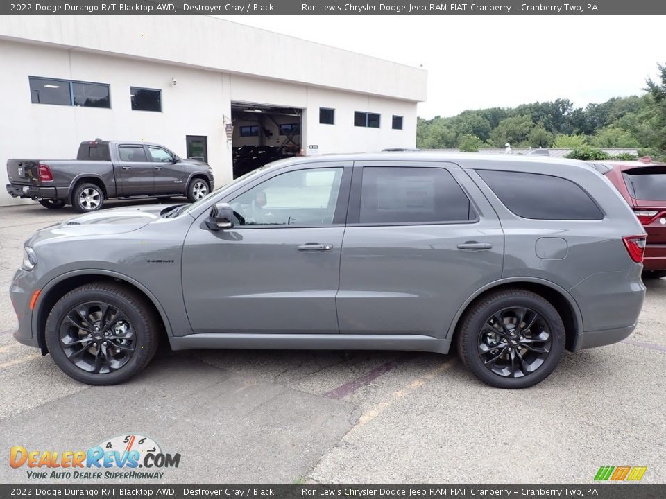 2022 Dodge Durango R/T Blacktop AWD Destroyer Gray / Black Photo #2