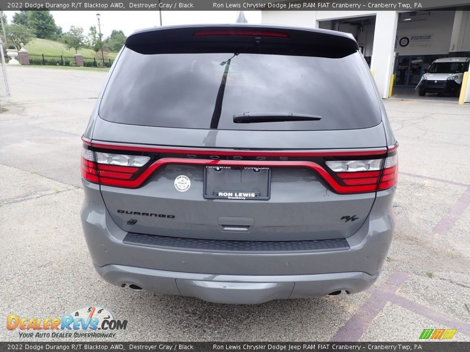 2022 Dodge Durango R/T Blacktop AWD Destroyer Gray / Black Photo #4