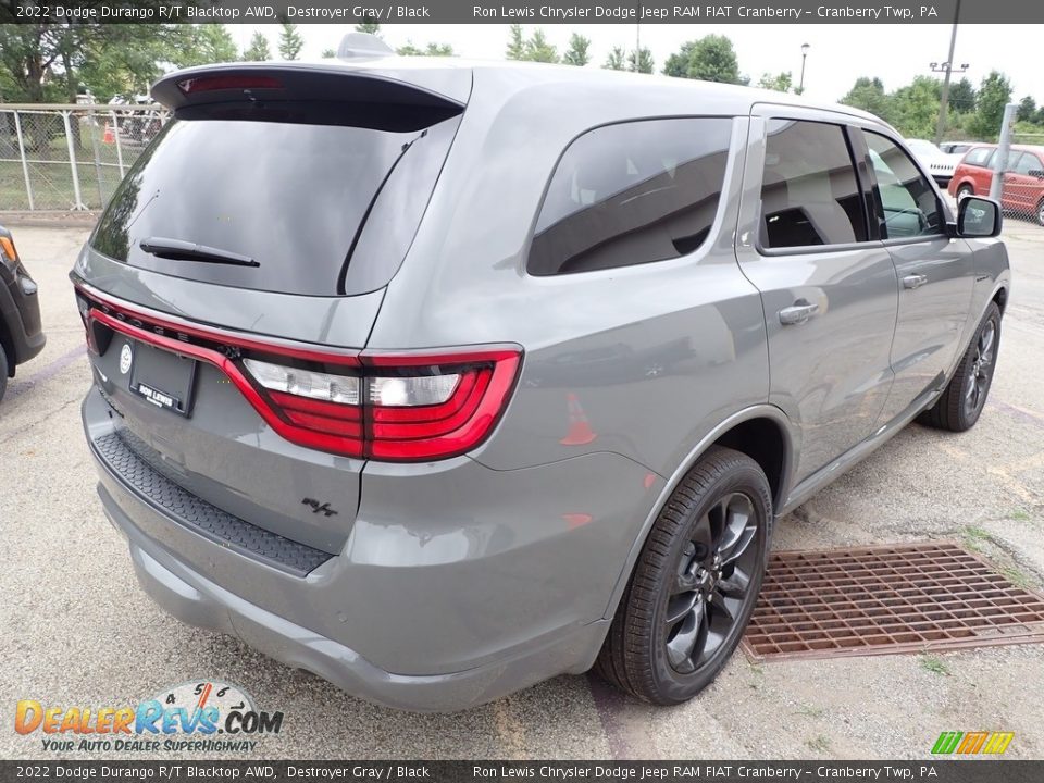 2022 Dodge Durango R/T Blacktop AWD Destroyer Gray / Black Photo #5