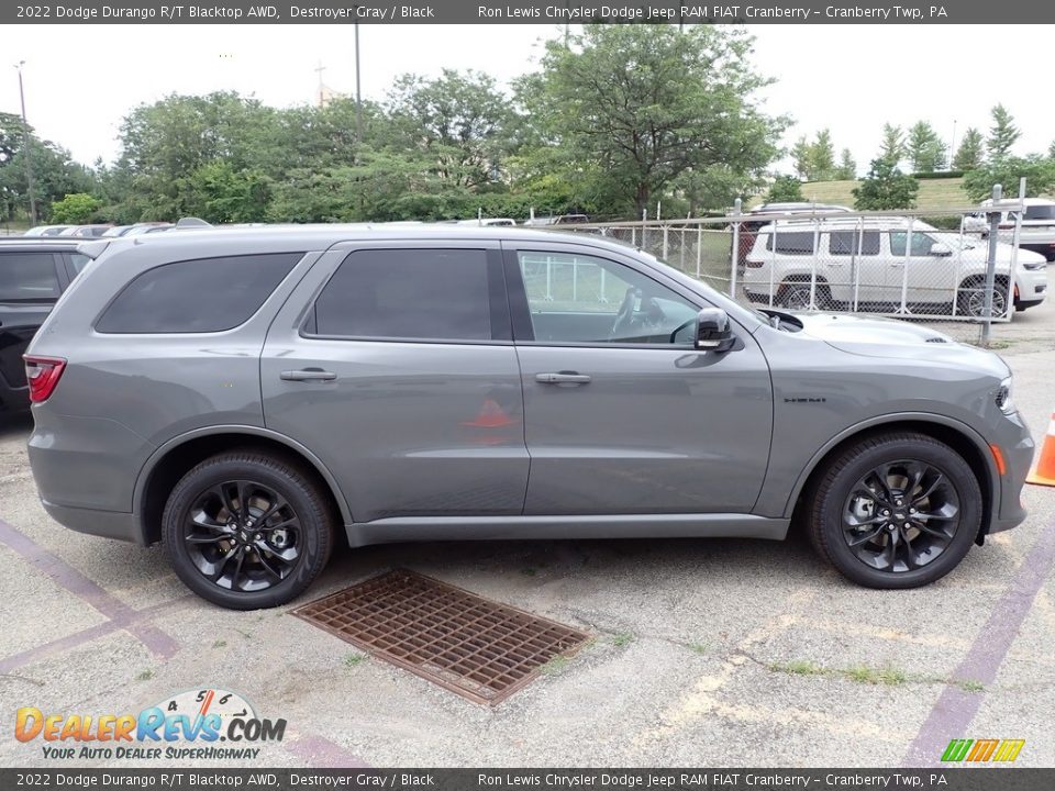 2022 Dodge Durango R/T Blacktop AWD Destroyer Gray / Black Photo #6