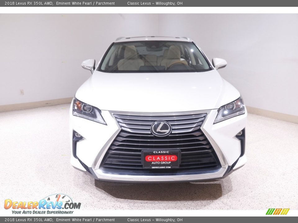 2018 Lexus RX 350L AWD Eminent White Pearl / Parchment Photo #2