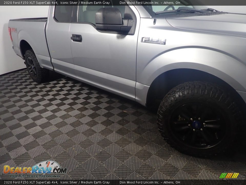 2020 Ford F150 XLT SuperCab 4x4 Iconic Silver / Medium Earth Gray Photo #4