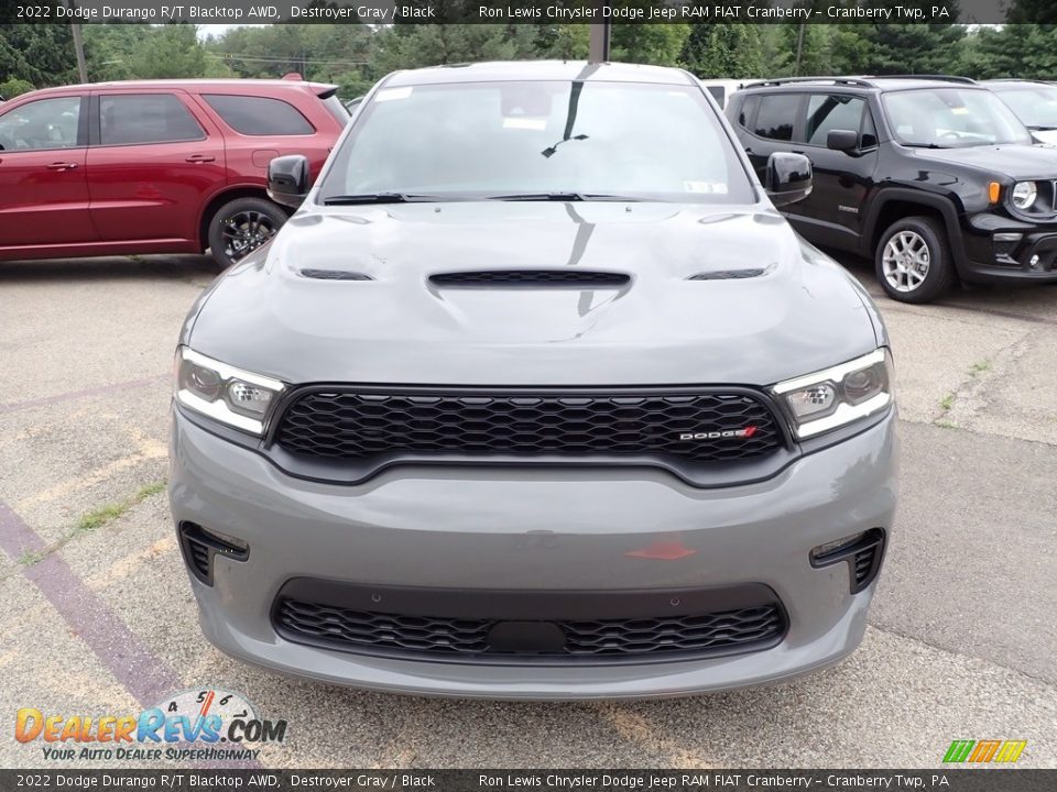 2022 Dodge Durango R/T Blacktop AWD Destroyer Gray / Black Photo #8