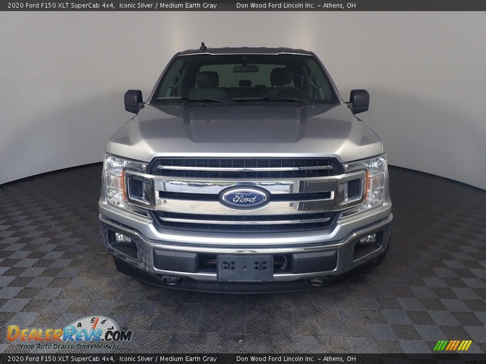 2020 Ford F150 XLT SuperCab 4x4 Iconic Silver / Medium Earth Gray Photo #5