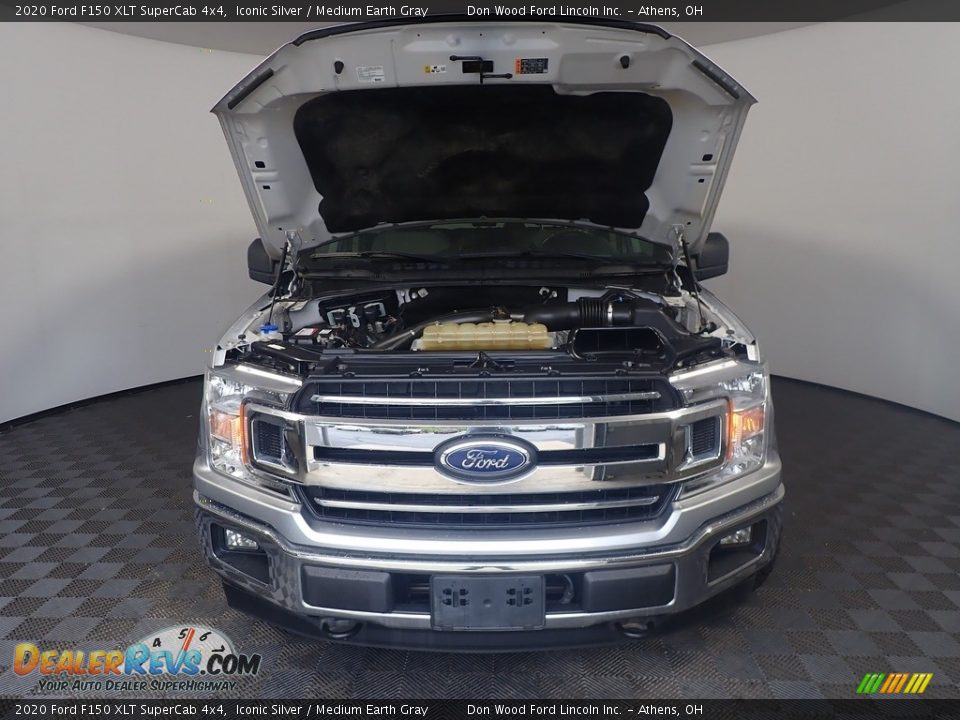 2020 Ford F150 XLT SuperCab 4x4 Iconic Silver / Medium Earth Gray Photo #6
