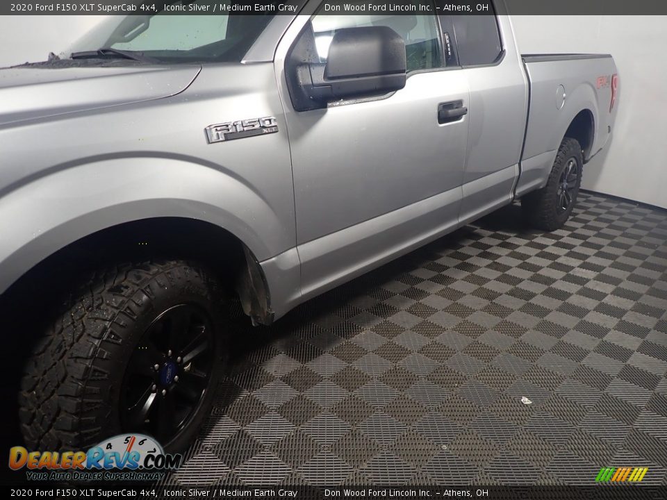 2020 Ford F150 XLT SuperCab 4x4 Iconic Silver / Medium Earth Gray Photo #10