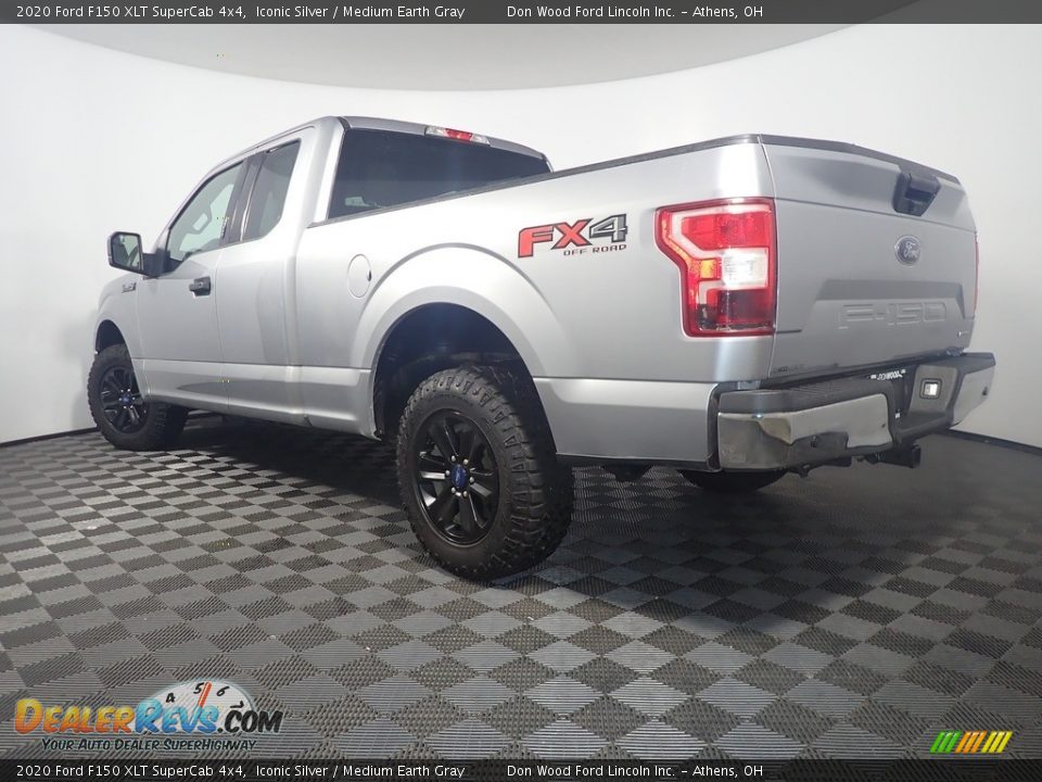 2020 Ford F150 XLT SuperCab 4x4 Iconic Silver / Medium Earth Gray Photo #11