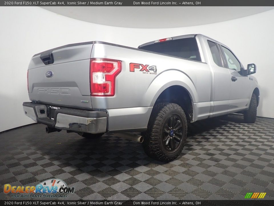2020 Ford F150 XLT SuperCab 4x4 Iconic Silver / Medium Earth Gray Photo #15