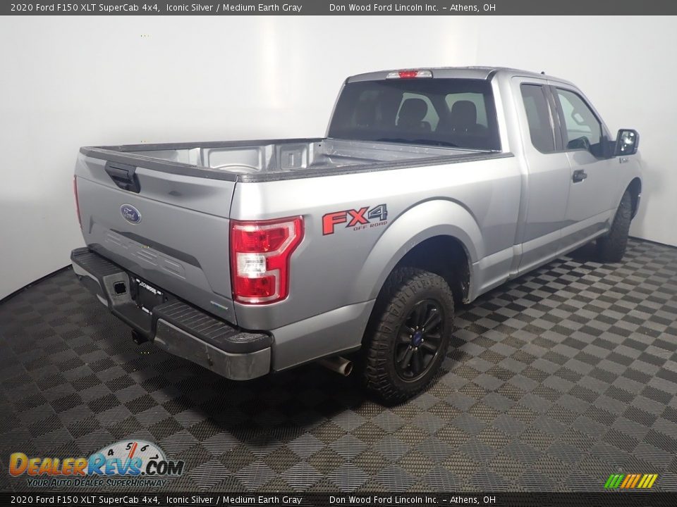 2020 Ford F150 XLT SuperCab 4x4 Iconic Silver / Medium Earth Gray Photo #16