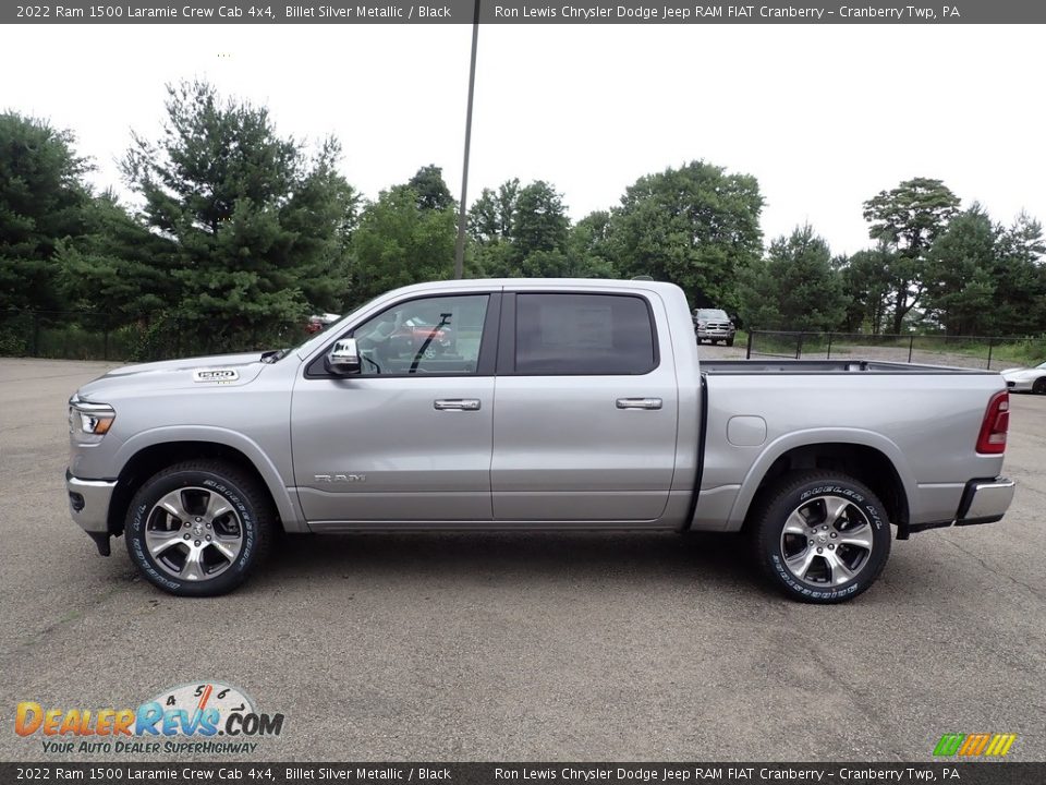 Billet Silver Metallic 2022 Ram 1500 Laramie Crew Cab 4x4 Photo #2