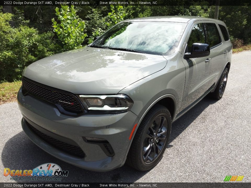 2022 Dodge Durango SXT AWD Destroyer Gray / Black Photo #2