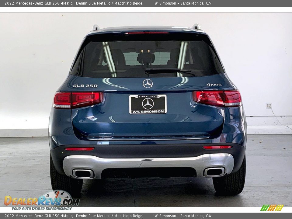 2022 Mercedes-Benz GLB 250 4Matic Denim Blue Metallic / Macchiato Beige Photo #3
