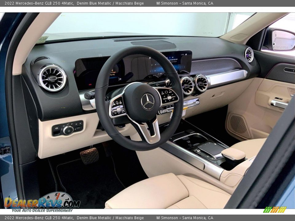 2022 Mercedes-Benz GLB 250 4Matic Denim Blue Metallic / Macchiato Beige Photo #4