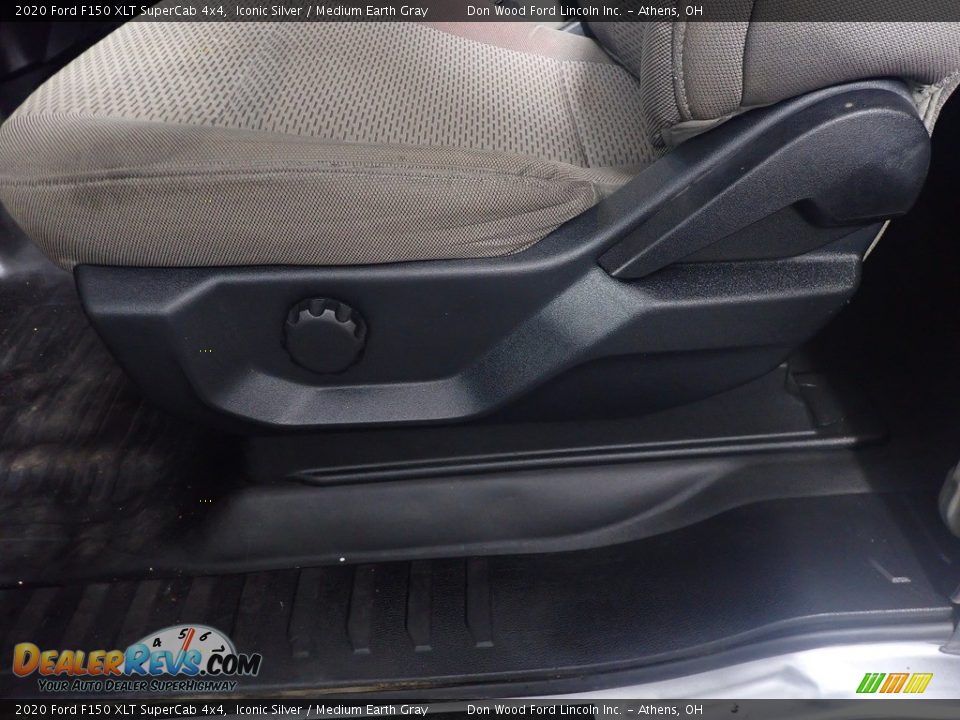 2020 Ford F150 XLT SuperCab 4x4 Iconic Silver / Medium Earth Gray Photo #22