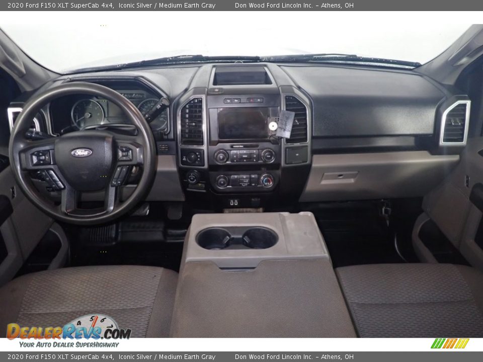 2020 Ford F150 XLT SuperCab 4x4 Iconic Silver / Medium Earth Gray Photo #23