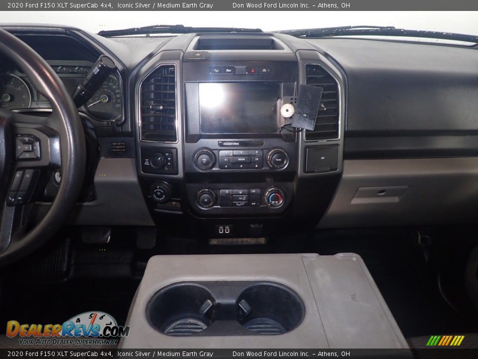 2020 Ford F150 XLT SuperCab 4x4 Iconic Silver / Medium Earth Gray Photo #24