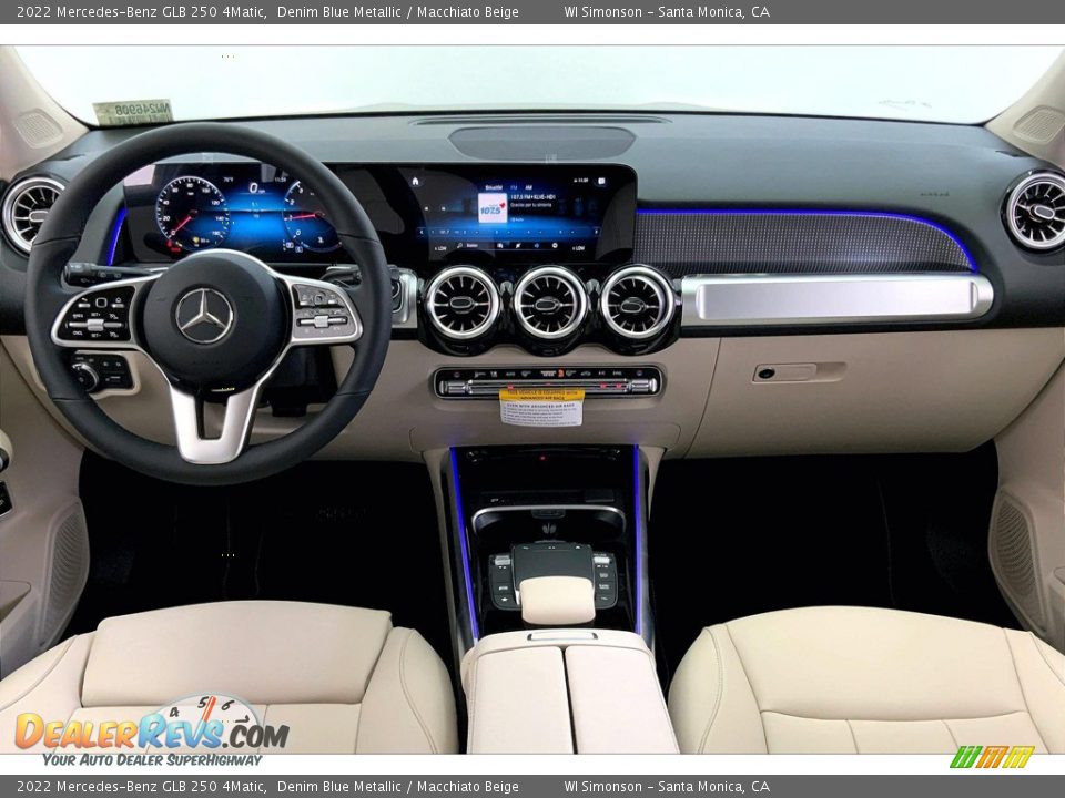 2022 Mercedes-Benz GLB 250 4Matic Denim Blue Metallic / Macchiato Beige Photo #6