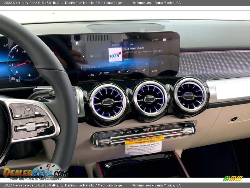 2022 Mercedes-Benz GLB 250 4Matic Denim Blue Metallic / Macchiato Beige Photo #7