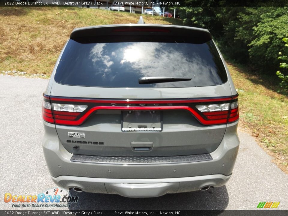 2022 Dodge Durango SXT AWD Destroyer Gray / Black Photo #7