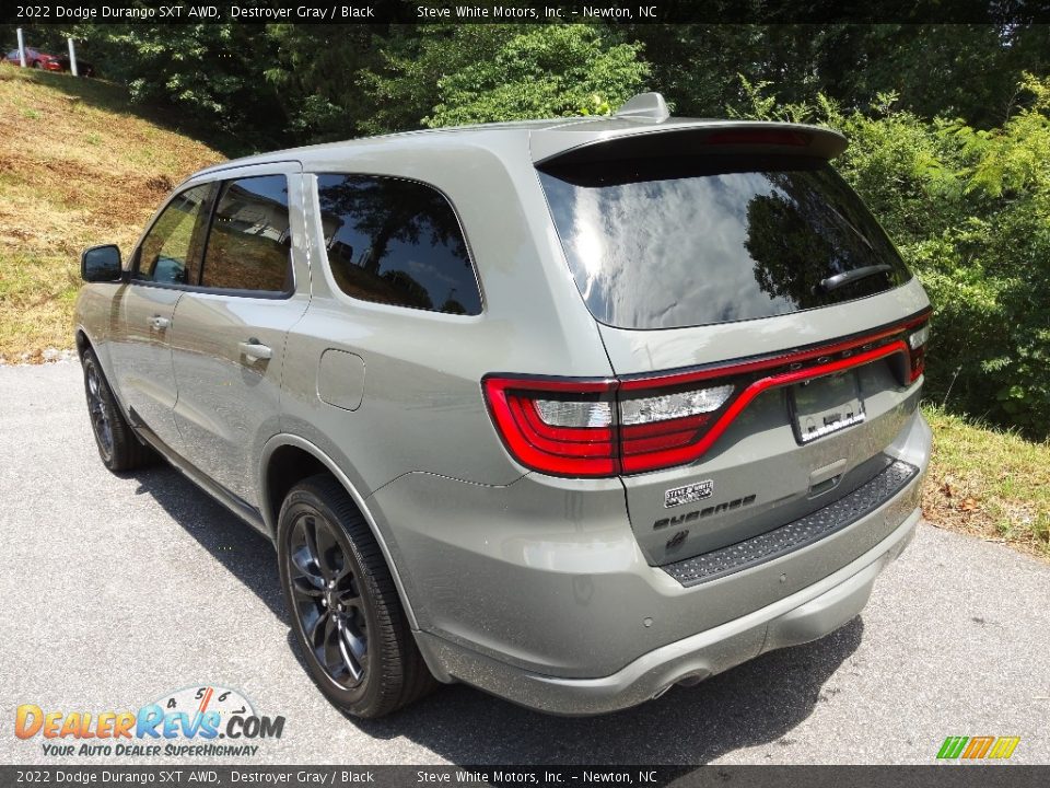 2022 Dodge Durango SXT AWD Destroyer Gray / Black Photo #8