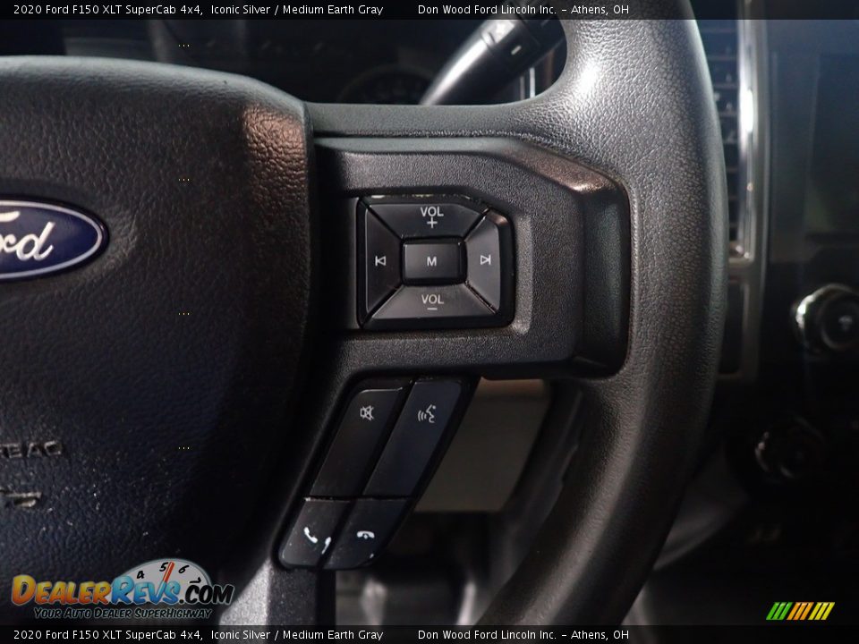 2020 Ford F150 XLT SuperCab 4x4 Iconic Silver / Medium Earth Gray Photo #29