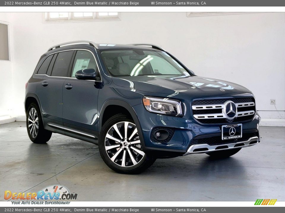 2022 Mercedes-Benz GLB 250 4Matic Denim Blue Metallic / Macchiato Beige Photo #12