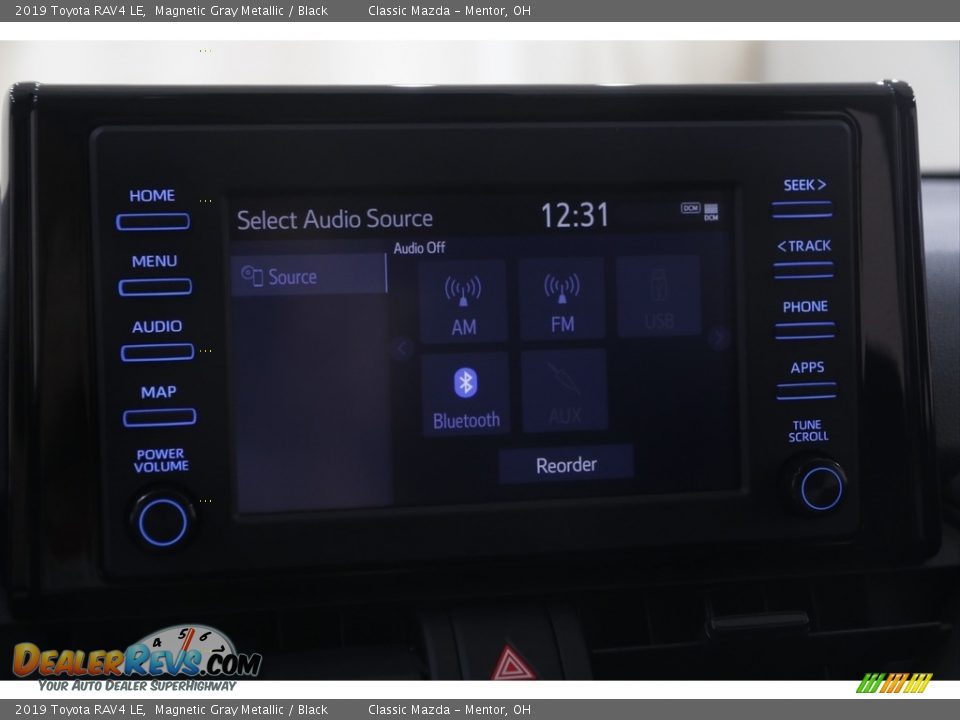 2019 Toyota RAV4 LE Magnetic Gray Metallic / Black Photo #12