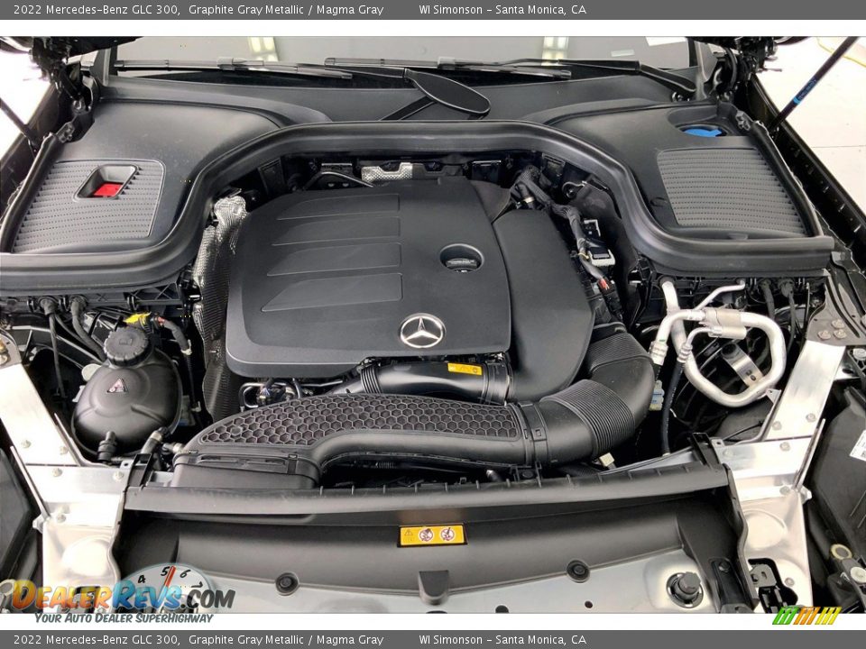 2022 Mercedes-Benz GLC 300 Graphite Gray Metallic / Magma Gray Photo #9