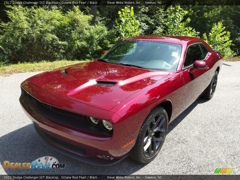 2022 Dodge Challenger SXT Blacktop Octane Red Pearl / Black Photo #2