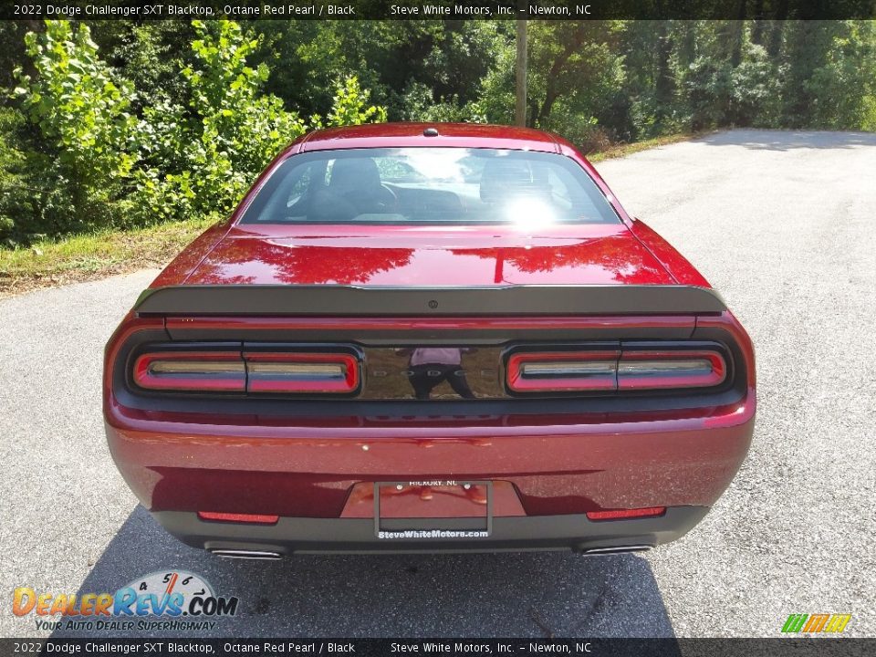 2022 Dodge Challenger SXT Blacktop Octane Red Pearl / Black Photo #7