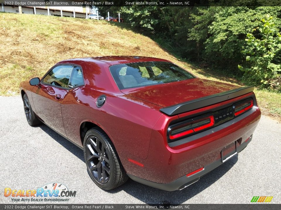 2022 Dodge Challenger SXT Blacktop Octane Red Pearl / Black Photo #8