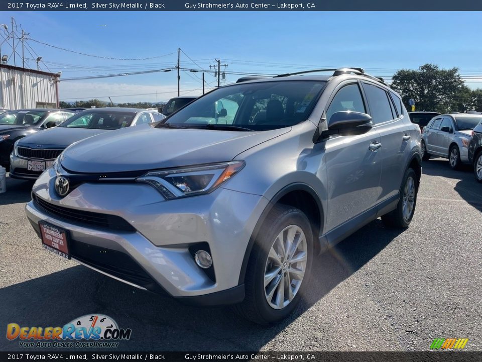 2017 Toyota RAV4 Limited Silver Sky Metallic / Black Photo #1