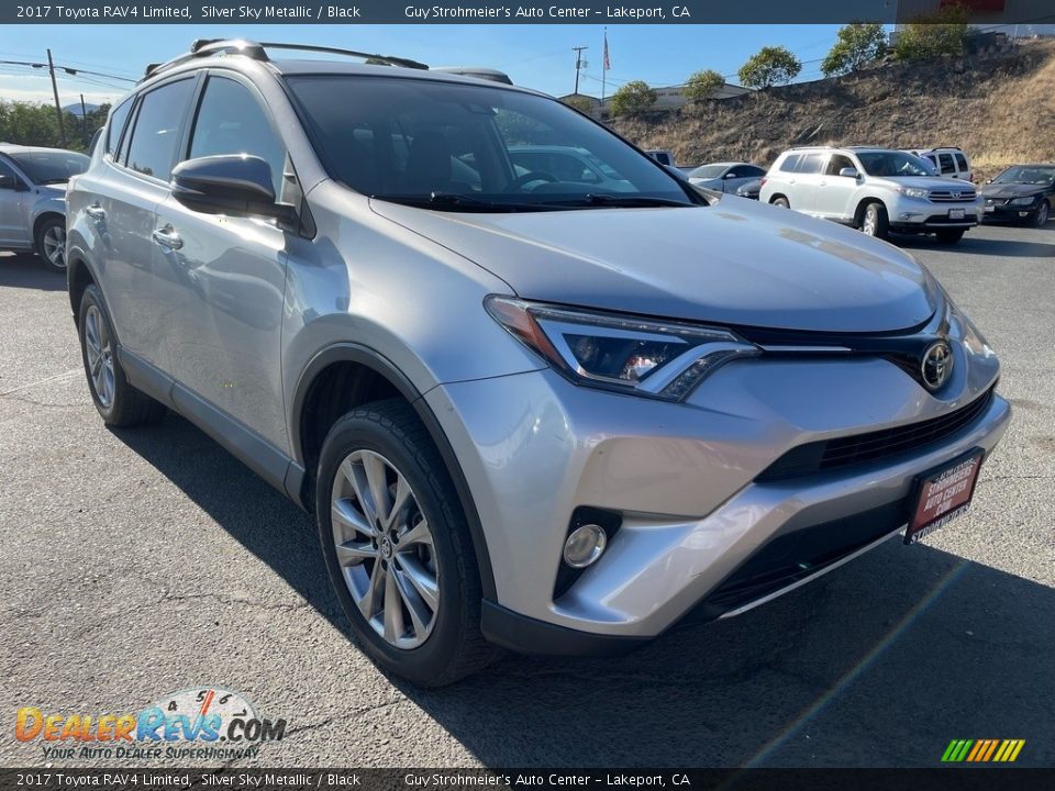 2017 Toyota RAV4 Limited Silver Sky Metallic / Black Photo #3