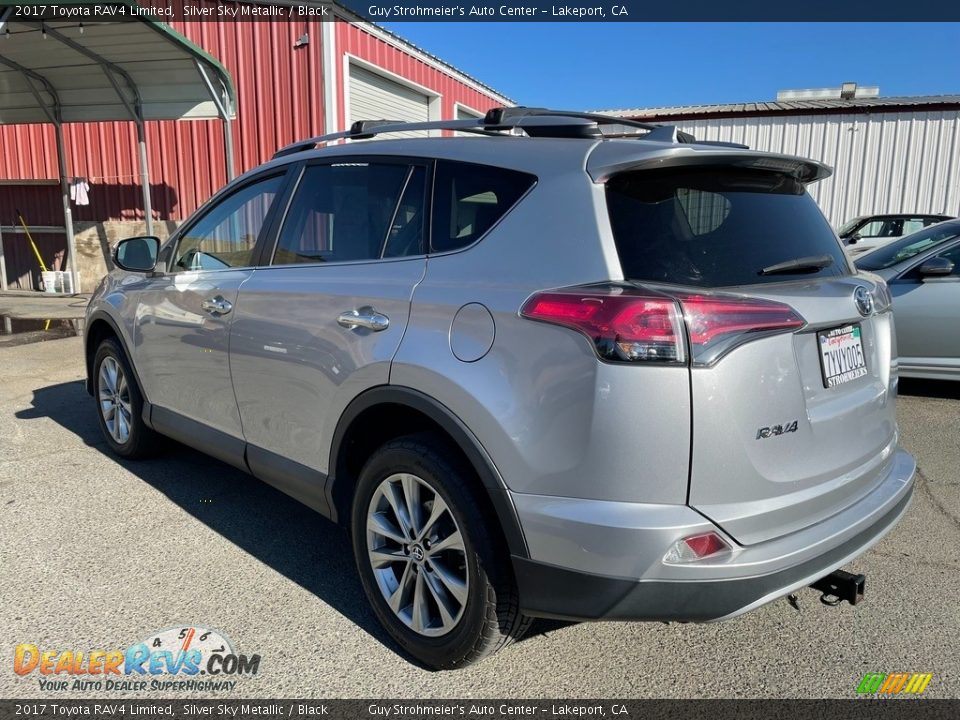 2017 Toyota RAV4 Limited Silver Sky Metallic / Black Photo #6