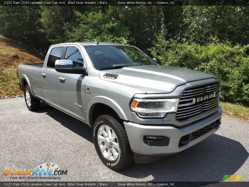 2022 Ram 2500 Laramie Crew Cab 4x4 Billet Silver Metallic / Black Photo #4