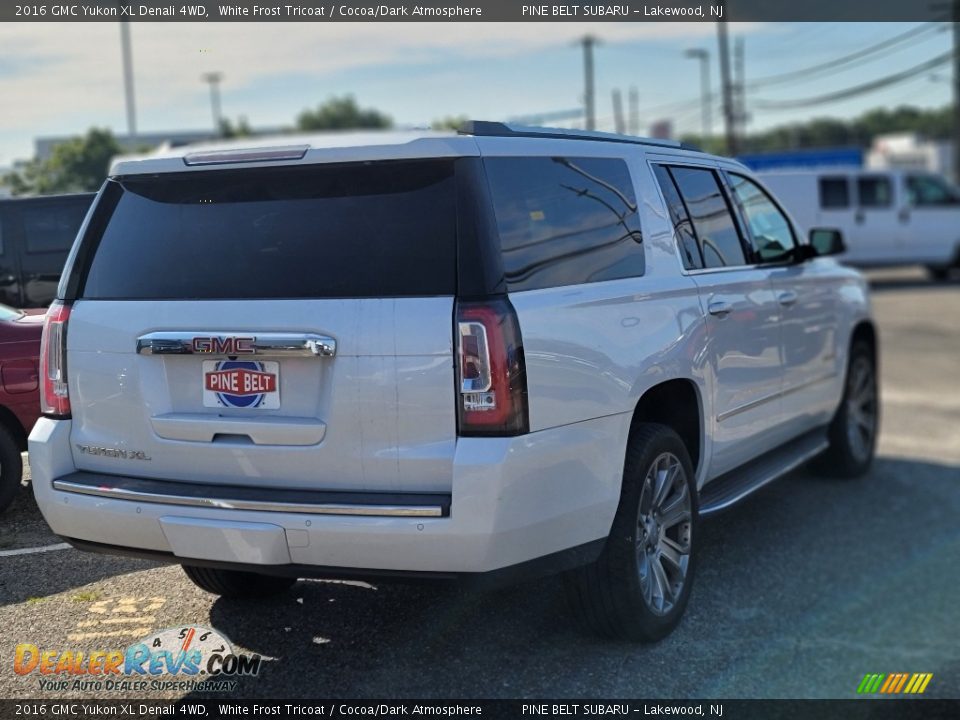 2016 GMC Yukon XL Denali 4WD White Frost Tricoat / Cocoa/Dark Atmosphere Photo #7