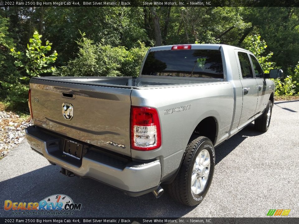 2022 Ram 2500 Big Horn Mega Cab 4x4 Billet Silver Metallic / Black Photo #6