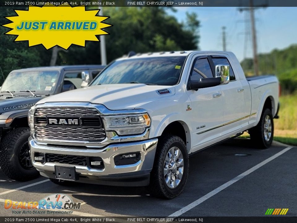 2019 Ram 2500 Limited Mega Cab 4x4 Bright White / Black Photo #1