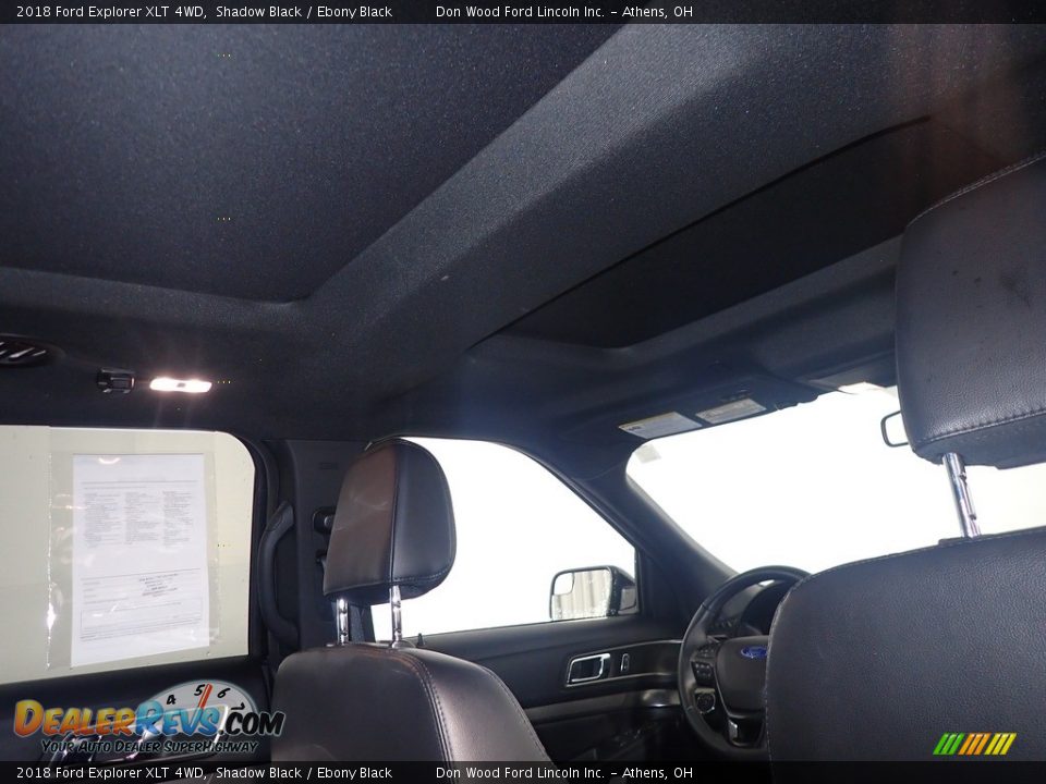 2018 Ford Explorer XLT 4WD Shadow Black / Ebony Black Photo #2