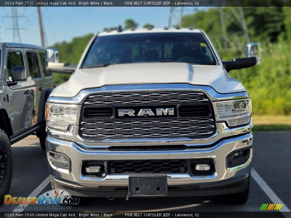 2019 Ram 2500 Limited Mega Cab 4x4 Bright White / Black Photo #2